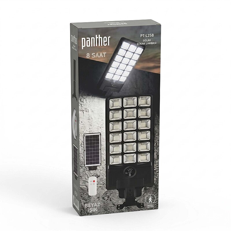 PANTHER PT-L258 SOLAR LED SOKAK LAMBASI - 4