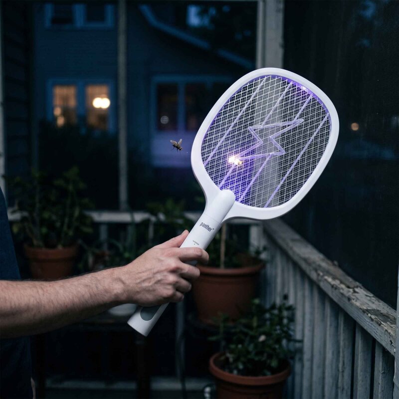 PANTHER PT-Z103 USB ŞARJLI SİNEK ÖLDÜRÜCÜ RAKET - 6