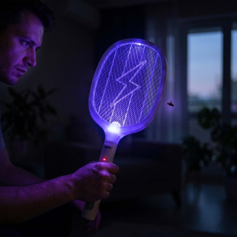 PANTHER PT-Z103 USB ŞARJLI SİNEK ÖLDÜRÜCÜ RAKET - 7