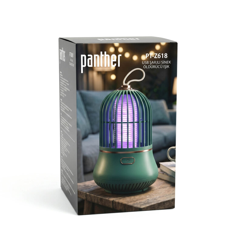 PANTHER PT-Z618 USB ŞARJLI SİNEK ÖLDÜRÜCÜ IŞIK - 6