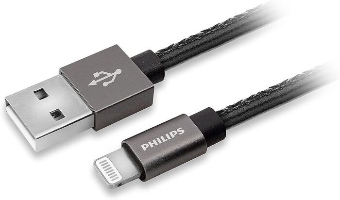 Philips - PHILIPS DLC2508B 1.2M LIGHTNING ÖRME MFI USB KABLO