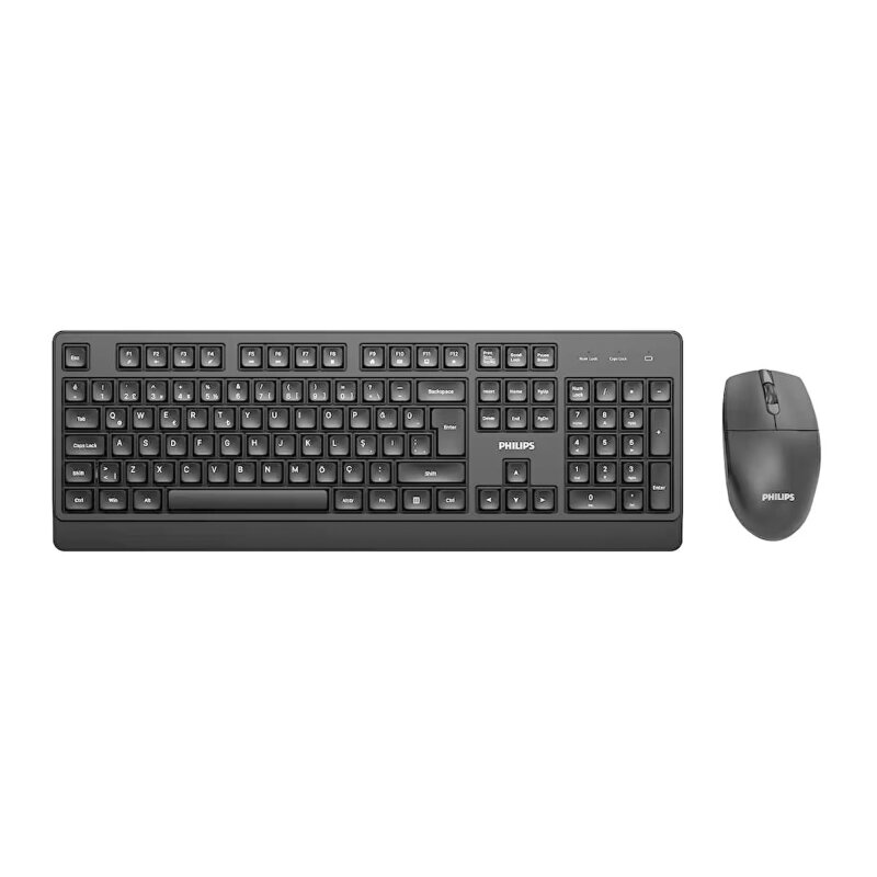 PHILIPS SPT6347B KABLOSUZ KLAVYE MOUSE SETİ SİYAH - PHILIPS