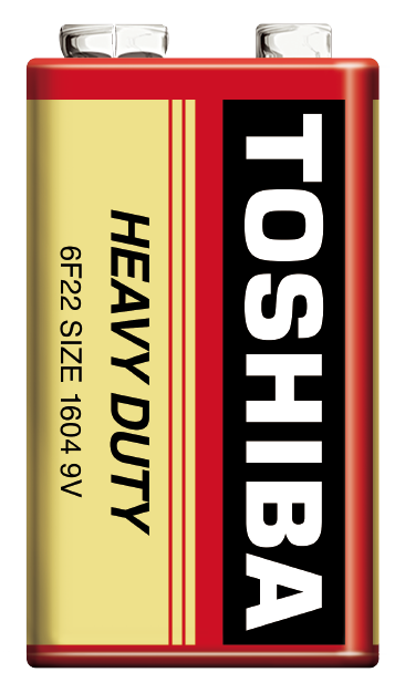 Toshiba 6F22KG 9 Volt Pil 1'li - Toshiba