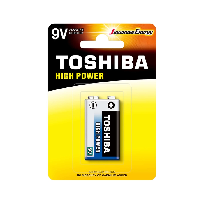 Toshiba - TOSHIBA 6LR61 HIGH POWER ALKALIN 9V 1Lİ