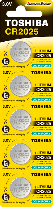 Toshiba Cr 2025 Lithium 5'li Pil - Toshiba