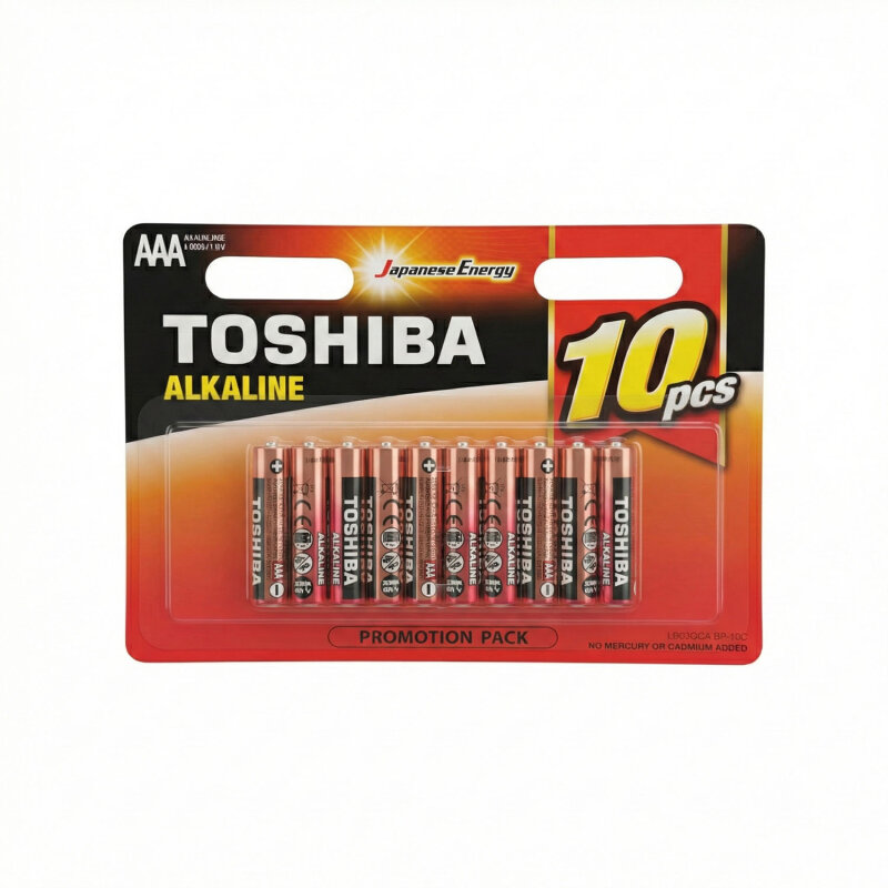 TOSHIBA LR03 10LU BLS ALKALİN İNCE PİL - TOSHIBA