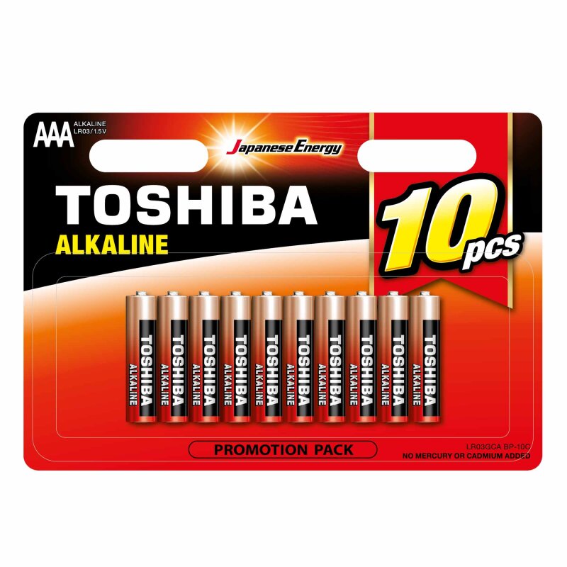 TOSHIBA LR03 10LU BLS ALKALİN İNCE PİL - TOSHIBA
