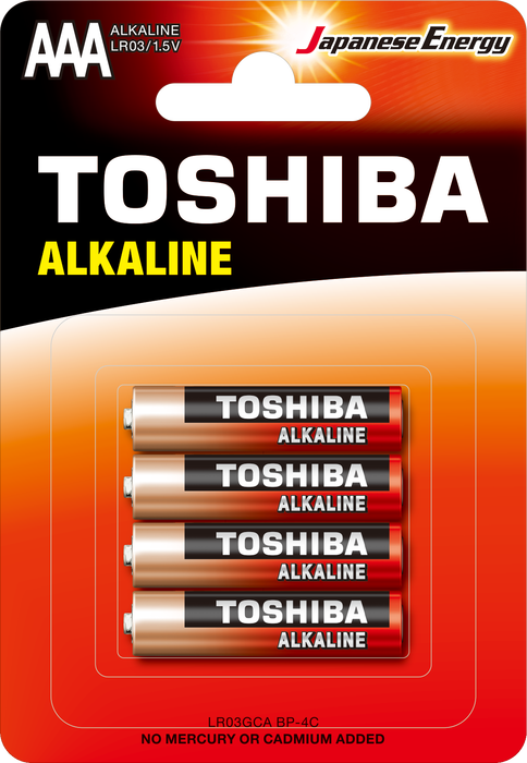 Toshiba - TOSHIBA LR03 BLS ALK.İNCE 4LÜ 