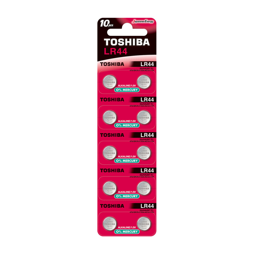 TOSHIBA LR44 ALKALİN PİL 10LU (2x5) - 1