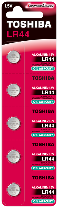 Toshiba - TOSHIBA LR44 ALKALİN PİL 5Lİ