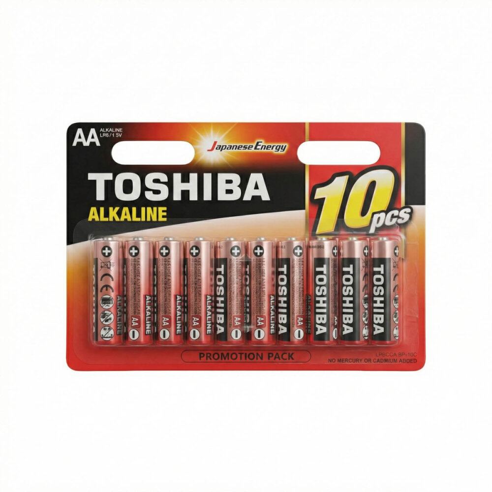 TOSHIBA LR6 10LU BLS ALKALİN KALEM PİL - 1