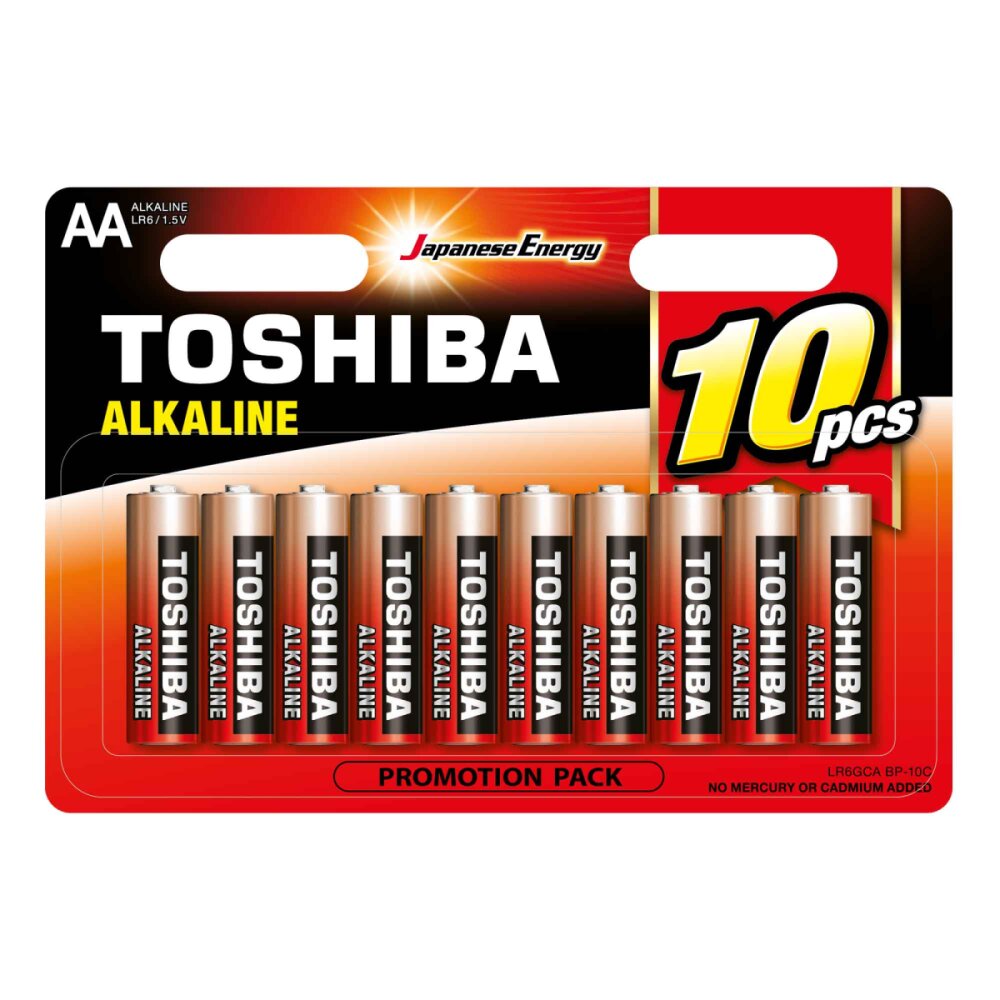 TOSHIBA LR6 10LU BLS ALKALİN KALEM PİL - 1
