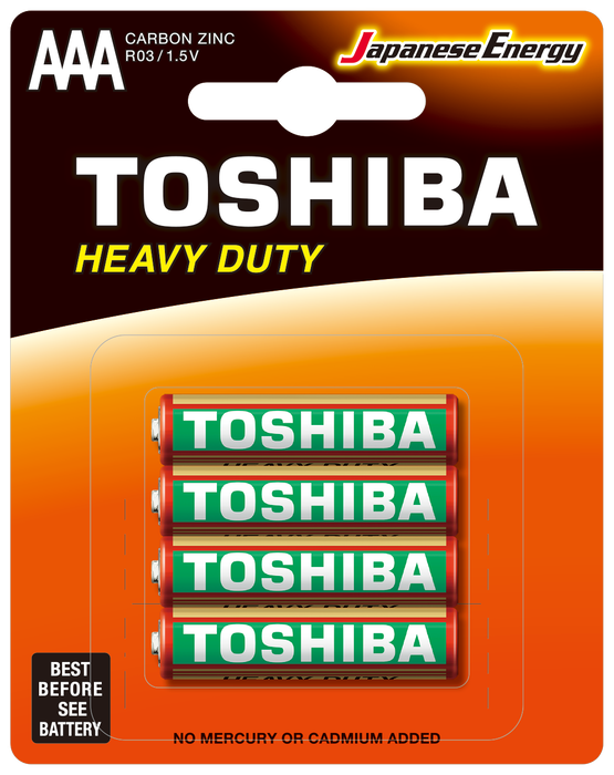 Toshiba R03UG Bls. 4'lü - Toshiba