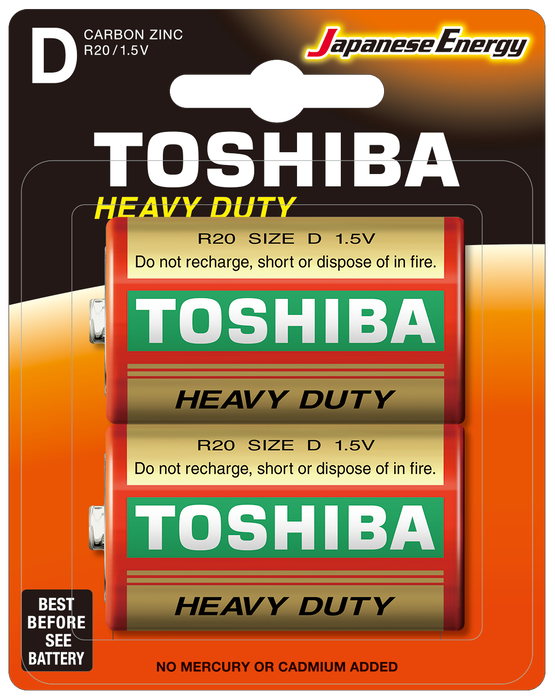 Toshiba - Toshiba R20KG Bls. 2'li