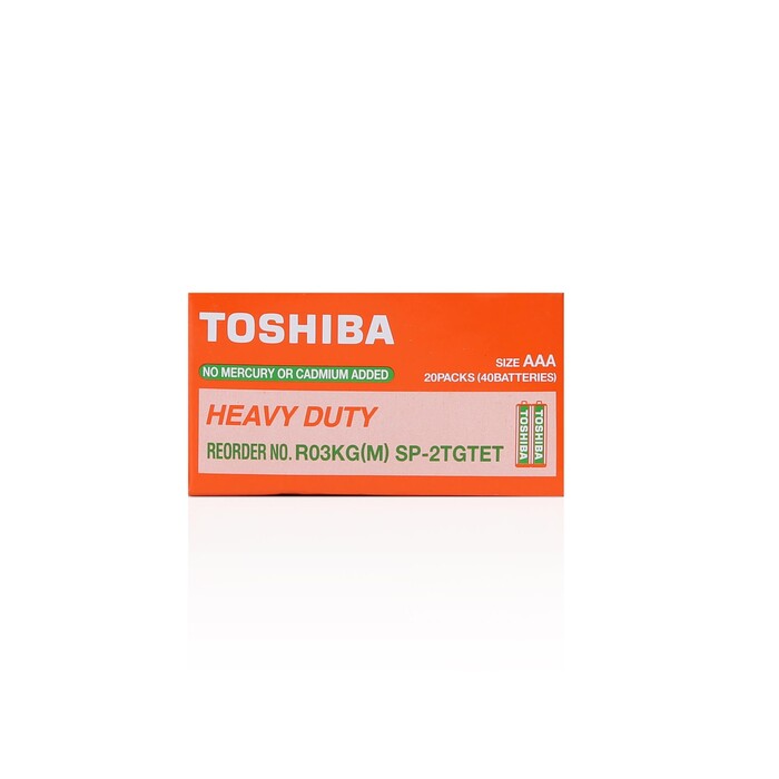 Toshiba Yeni R03KG İnce Pil 2'li - Toshiba