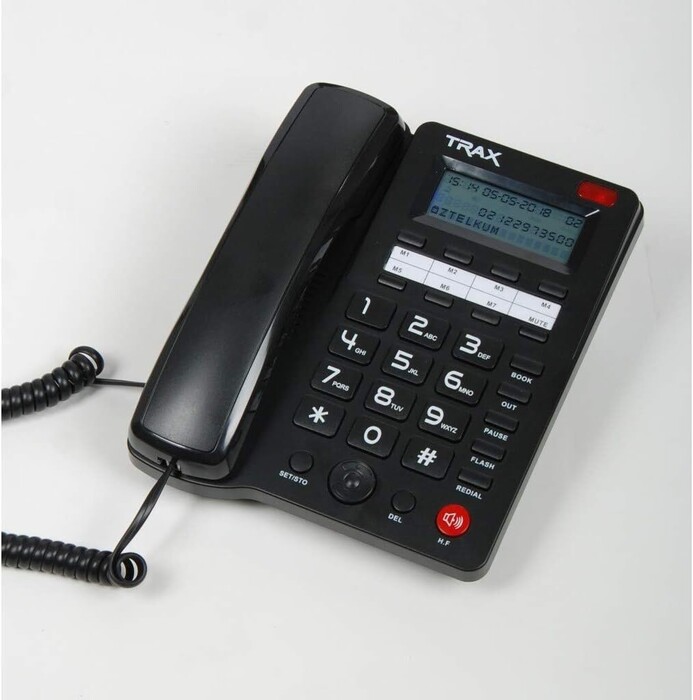 Trax - TRAX TC 605PB İSİM REHBERLİ CID MASA TELEFONU