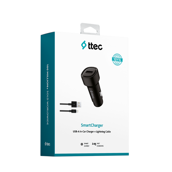 TTEC 2CKS30LS 2.4A ARAÇ Ş.CİHAZI+LIGTNING KABLO - 4