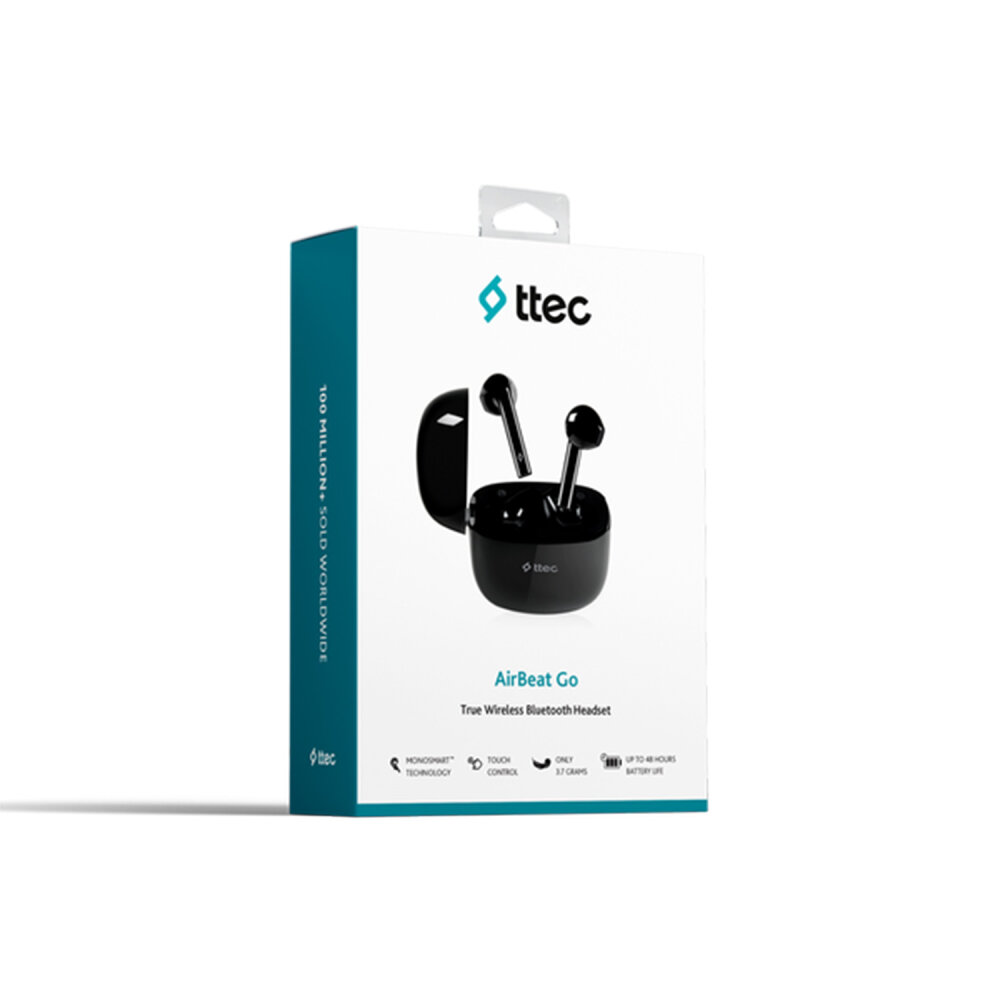 TTEC 2KM141S AIRBEAT GO TWS BLUETOOTH KULAKLIK SİYAH - 5