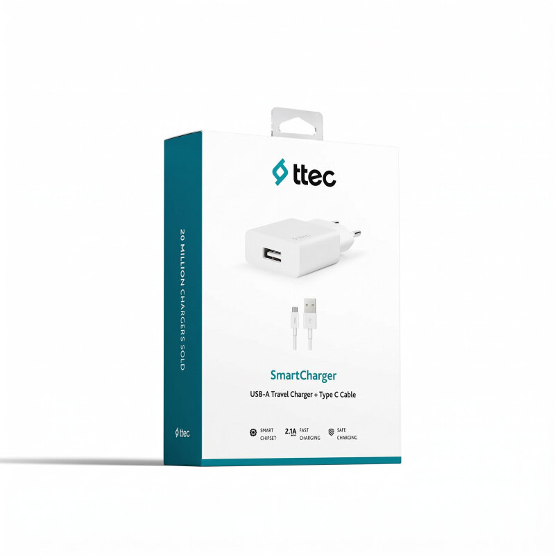 TTEC 2SCS20CB 2.1A SEYAHAT ŞARJ CİH.+TYPE-C KABLO - 4