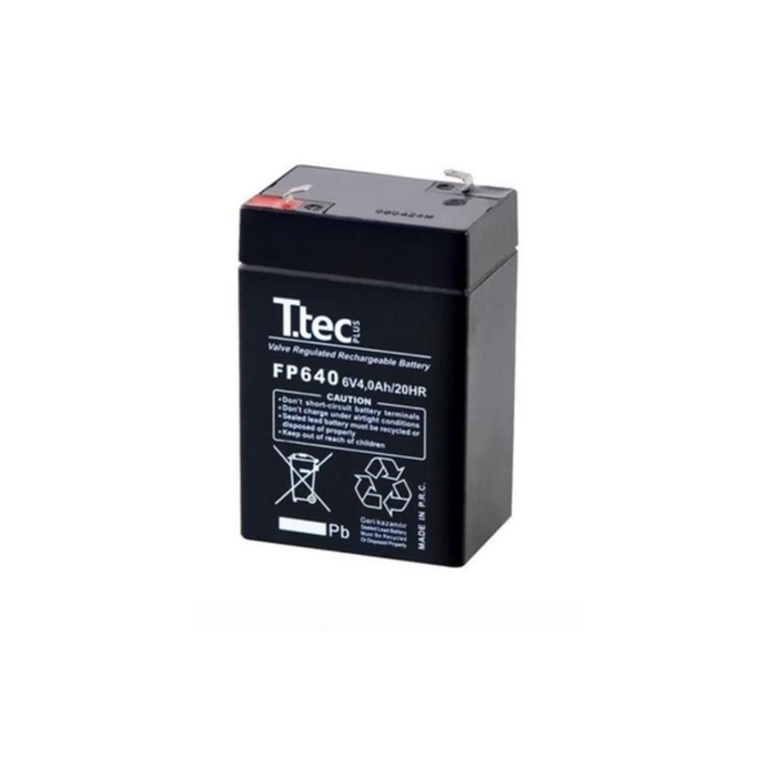 Ttec 6V 4AH Bakımsız Kuru Akü - Ttec