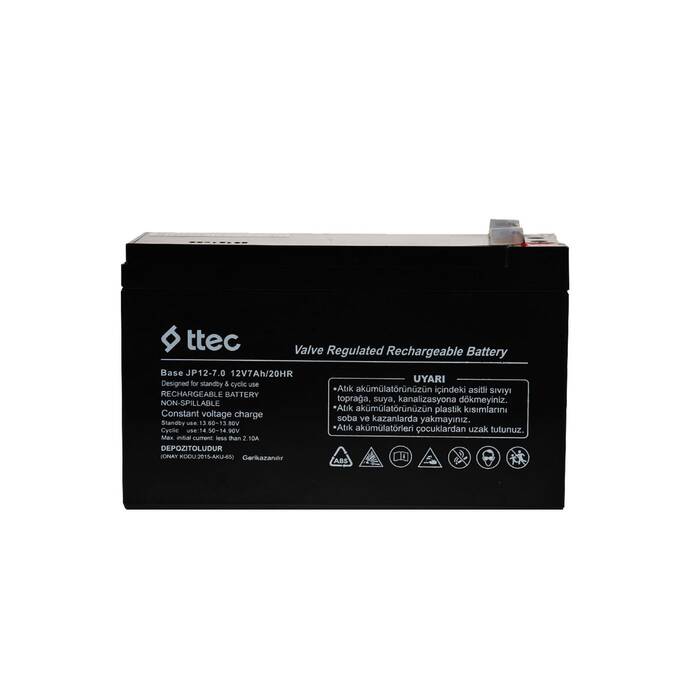 Ttec Base 12V 7AH Bakımsız Kuru Akü - 3